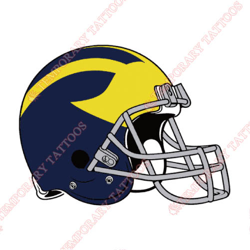Michigan Wolverines Customize Temporary Tattoos Stickers NO.5079